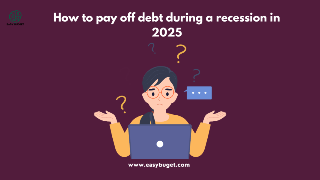 how to pay off debt during recession