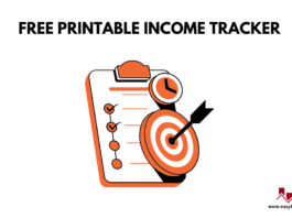 free printable income tracker download