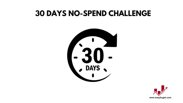 30 days No-Spend Challenge